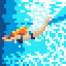 Pool Diving icon/pixelart