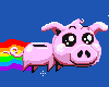 Nyan Pig attack icon/pixelart