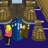 Doctor Who movie poster icon/pixelart