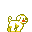 running dog icon/pixelart