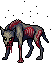 Zombie dog icon/pixelart