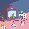 Let's play icon/pixelart