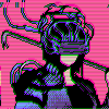 Cyberpink icon/pixelart