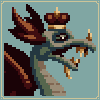 Dragon icon/pixelart