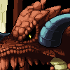 A dragon icon/pixelart