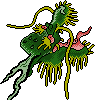 Asian dragon icon/pixelart