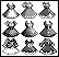 9 Dresses icon/pixelart