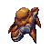 Drilltoise front walk icon/pixelart
