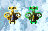 Little drones in sky! icon/pixelart