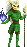 Druid Skull Mask icon/pixelart
