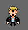 wee donald trump icon/pixelart