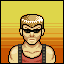 Duke Nukem Portrait icon/pixelart