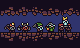 Dwarves in a mine icon/pixelart