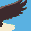 Eagle from Earth icon/pixelart