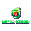 Emerald Asteroid Logo icon/pixelart