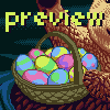 Easter Otter icon/pixelart