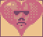 Coeur de pierre icon/pixelart