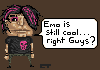 Emo is still cool right guys? icon/pixelart
