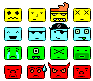 square emotes icon/pixelart