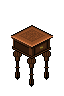 Victorian End Table icon/pixelart
