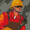 Engineer from TF2 icon/pixelart