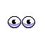 Spooky Eyeballs icon/pixelart
