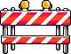 Road Blockade icon/pixelart