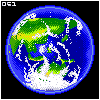 The blue marble. icon/pixelart