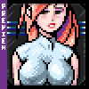 Girl in Evacpod-08 icon/pixelart