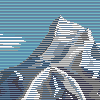 Mt. Everest icon/pixelart