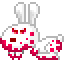 Blood bunny icon/pixelart