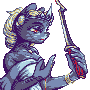 DIE ANGRY: Nish Cyra icon/pixelart