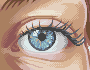 Study of the eye icon/pixelart