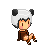 Panda Icon icon/pixelart