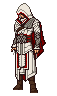 Ezio auditore icon/pixelart