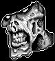 Zombie head icon/pixelart