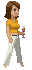 walk cycle icon/pixelart
