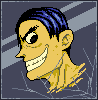 Strange smile icon/pixelart