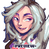 Self-portrait icon/pixelart