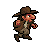 Falldown running icon/pixelart