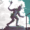 Statue of Freedom icon/pixelart