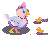 Poultry Family icon/pixelart