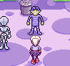 Walking into a wacky room. icon/pixelart