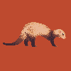 Ferret icon/pixelart