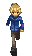 Guy (Running South) v.2 icon/pixelart