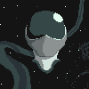 Headshot Among Stars icon/pixelart