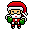 fighting santa icon/pixelart