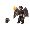 fire fairy sprites icon/pixelart