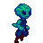 Fish Run icon/pixelart