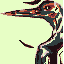 One-man Flag icon/pixelart